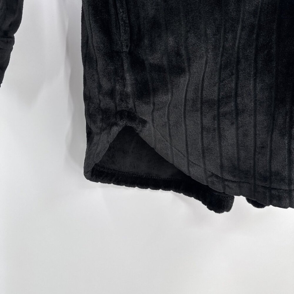 Softies Button Down Embossed Shacket Plush Shirt … - image 5